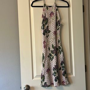 Cache purple mini sundress